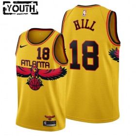 Dres Atlanta Hawks Solomon Hill 18 Nike 2021-22 City Edition Throwback 90s Swingman - Dječji